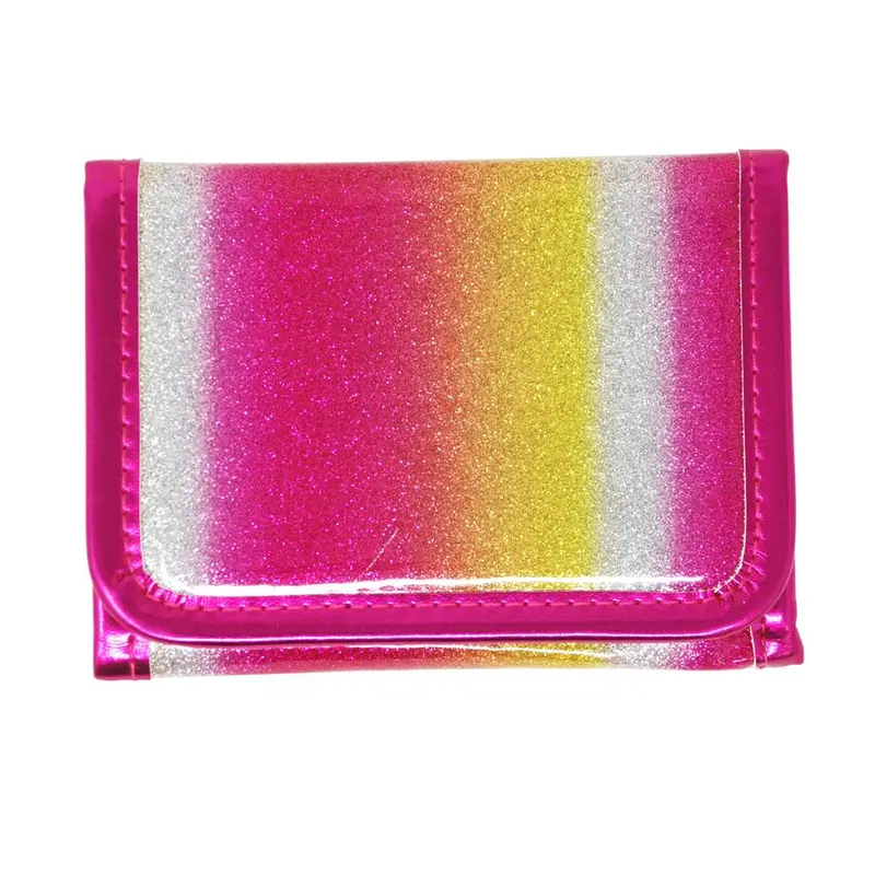 Ombre Glitter Zippered Wallet 1