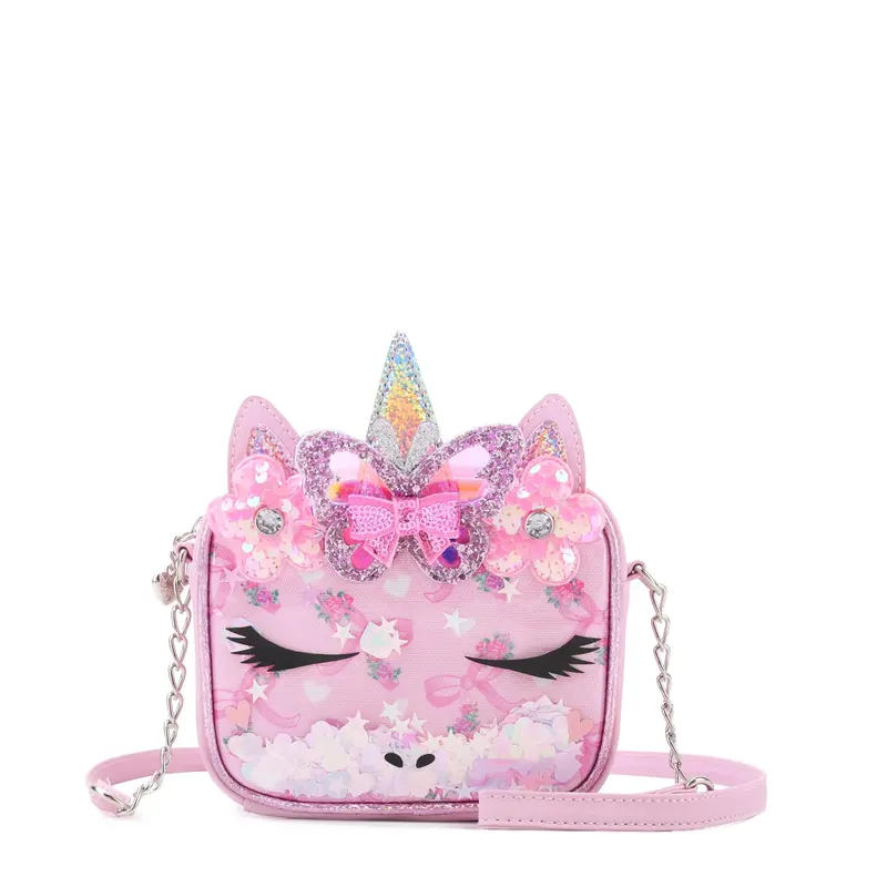 Orchid–Hued Unicorn Sequin Crossbody Bag – Miss Gwen Collection 1