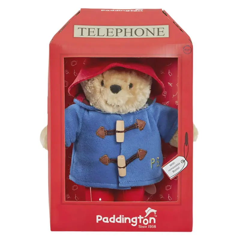 Paddington Bear In Vintage Phone Box Display 1