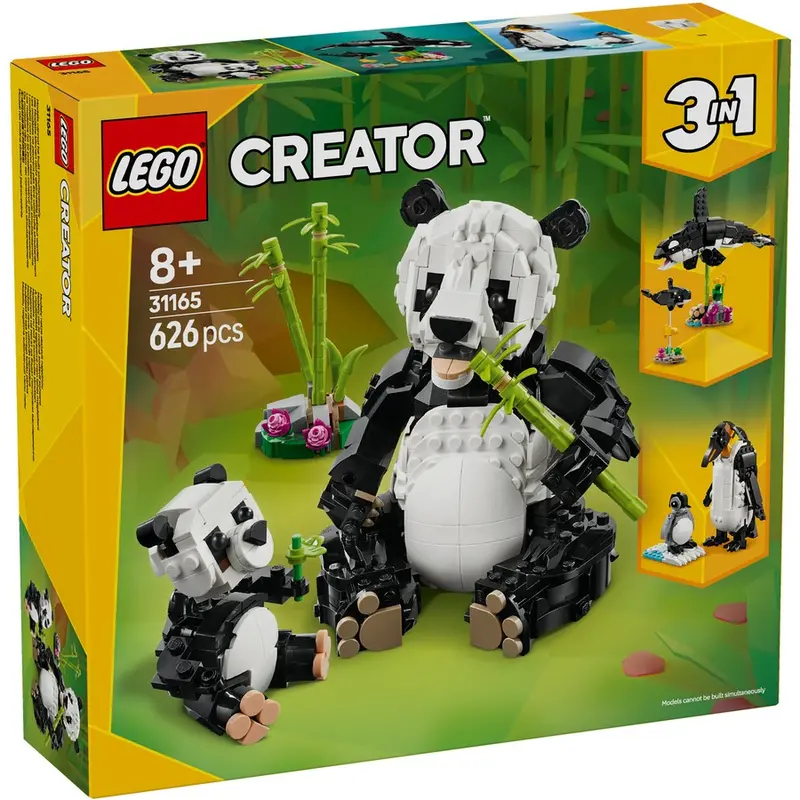 Panda Family 3-In-1 Wild Animal Set – Lego 31165 1