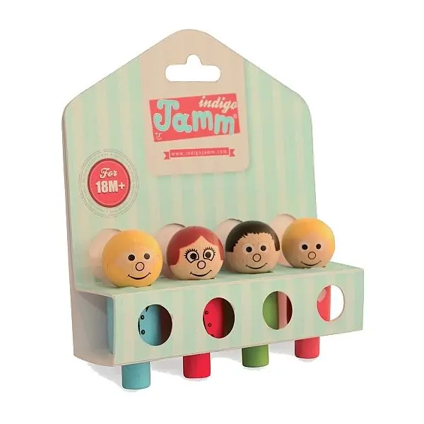 Peg People Family Set – Eco-Friendly Wooden Figurines For Play 1