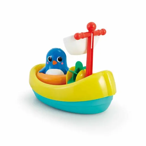 Penguin-Themed Bathtub Boat Toy 1