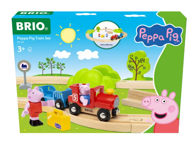 Peppa Pig 18-Piece Train Playset – Model 36123 1