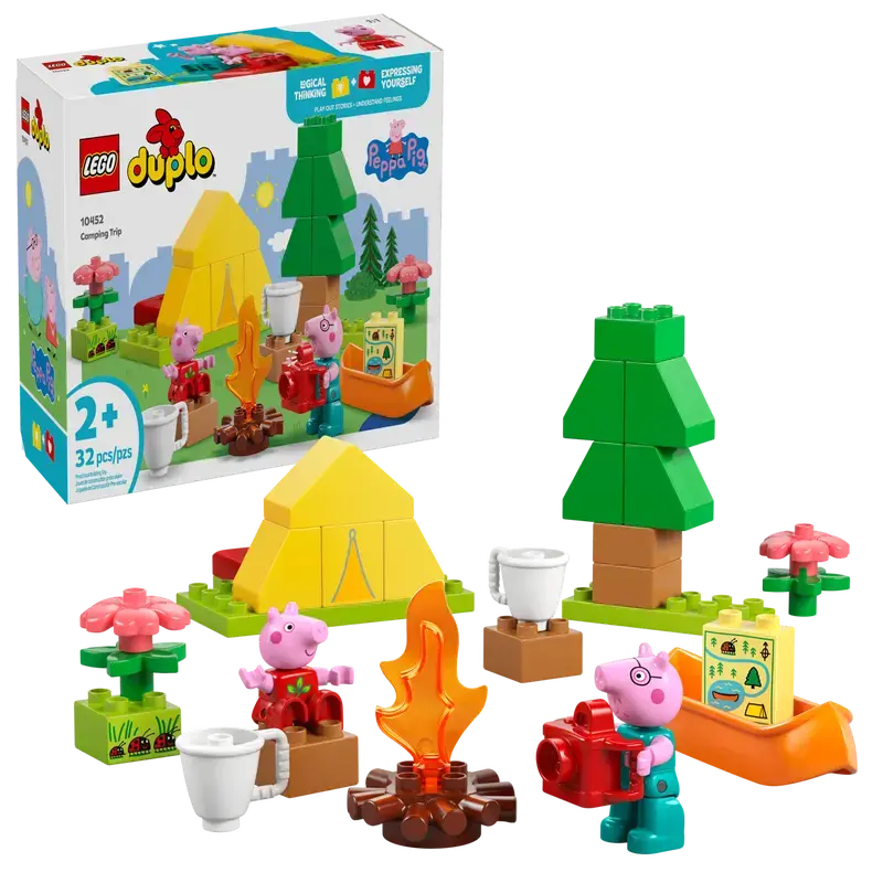Peppa Pig Camping Trip Lego Set – Outdoor Adventure Theme 10452 1