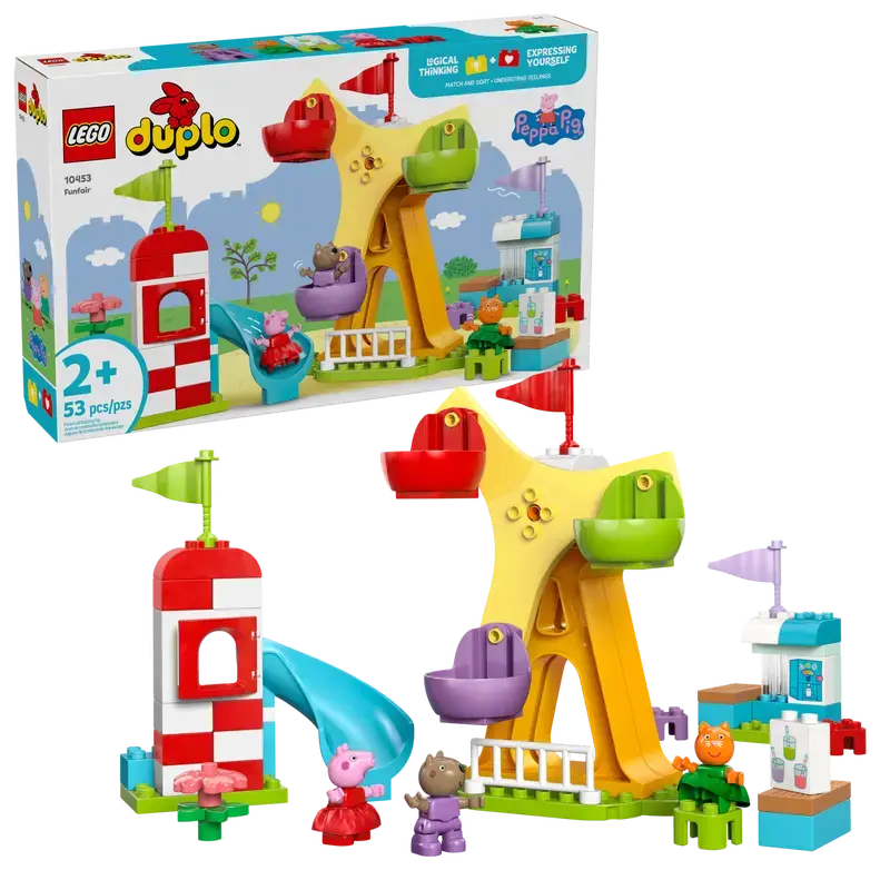 Peppa Pig Fun Fair Lego Set – Creative Play Theme 10453 1