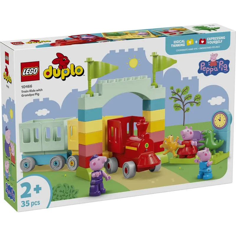 Peppa Pig: Grandpa Pig’S Train Ride – Duplo Learning Set 10466 1