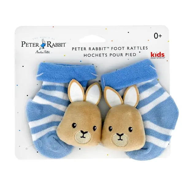 Peter Rabbit Foot Rattle Set For Babies 1