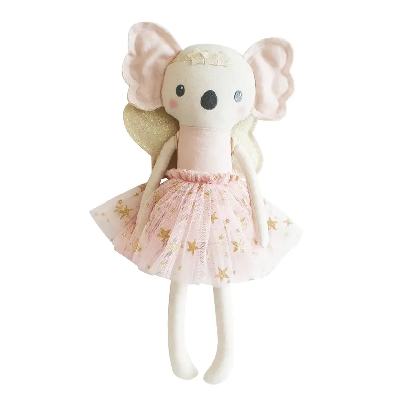 Pink And Gold Koala Dress-Up Doll 1