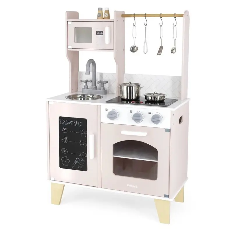 Pink Pretend Play Kitchen For Little Chefs 1