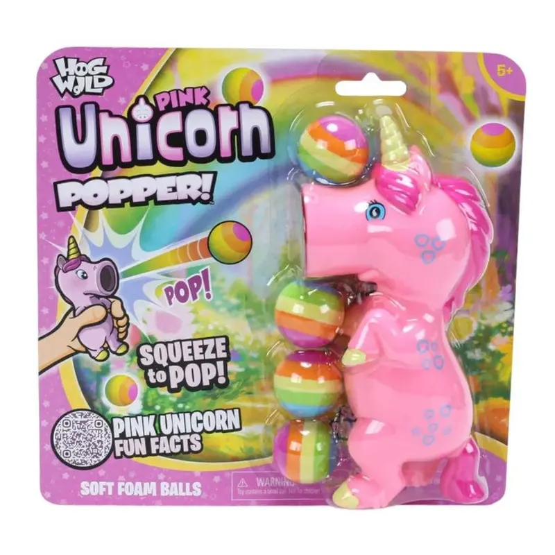 Pink Unicorn Pop Toy – Tactile Stress-Relief Fidget 1