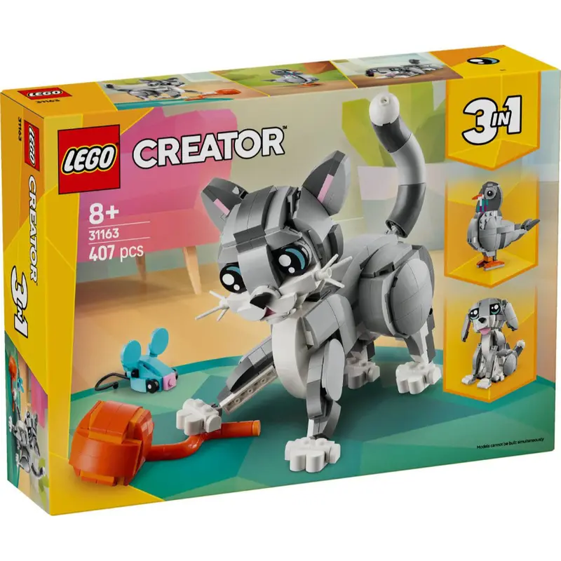 Playful Cat Figure Building Kit – Lego 31163 1