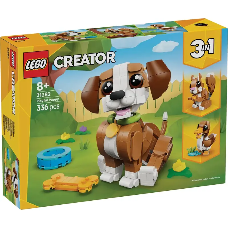 Playful Puppy Dog Lego Cute Animals Mini Figure Set 1