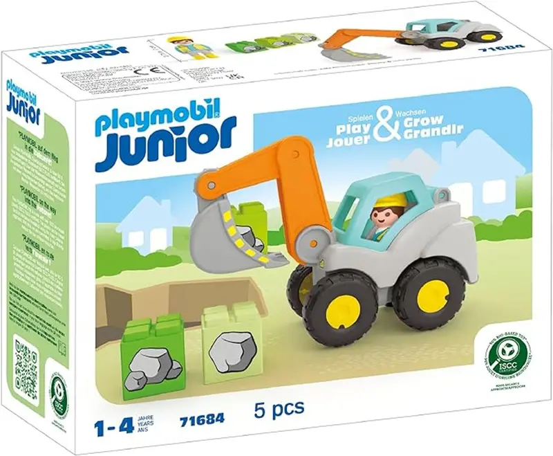 Playmobil Junior Excavator With Shovel – Model 71684 1