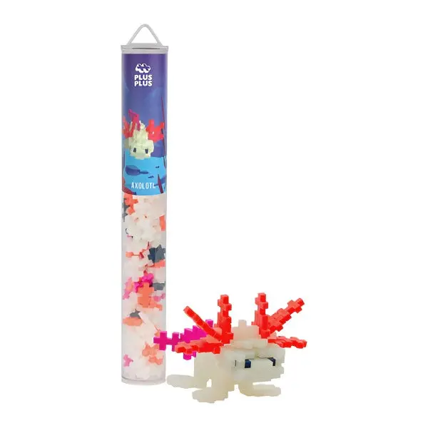 Plus-Plus Axolotl Set – 100-Piece Stem-Compatible Building Kit 1