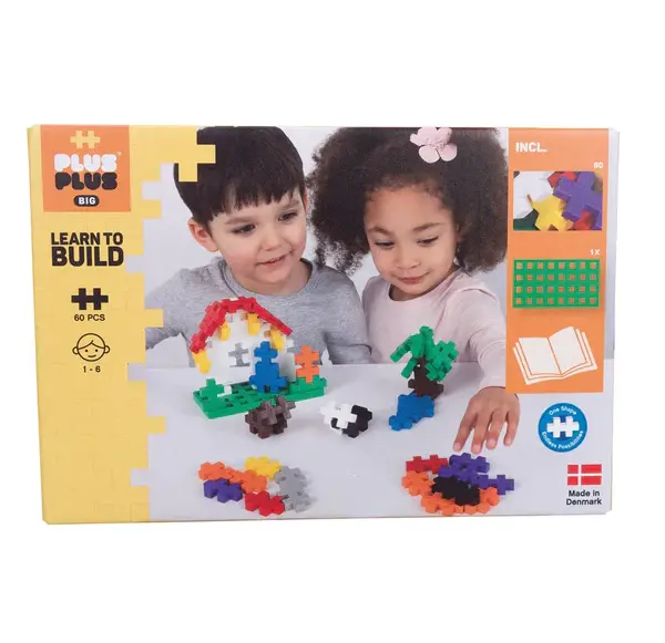 Plus-Plus Big Building Set – 60-Piece Starter Kit 1
