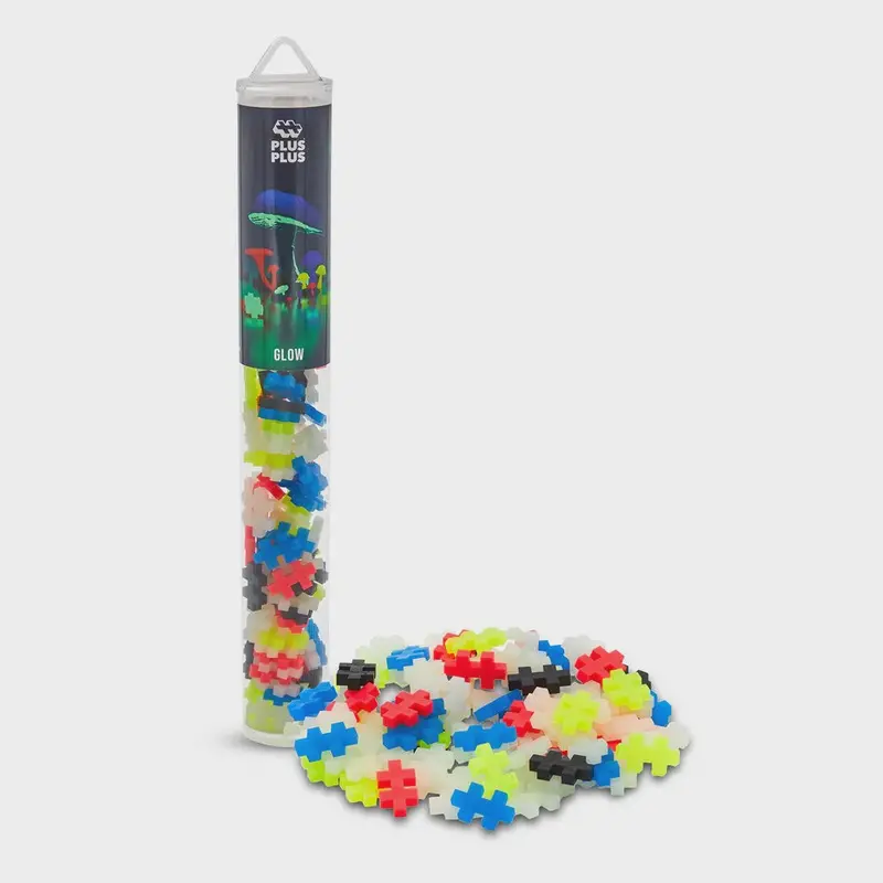 Plus-Plus Glow-In-The-Dark Building Set – 100 Pieces 1