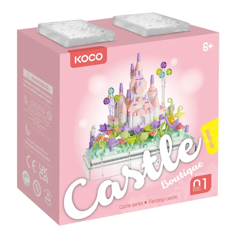 Pocket Kingdom Fantasy Castle Building Set – 414 Pieces 1