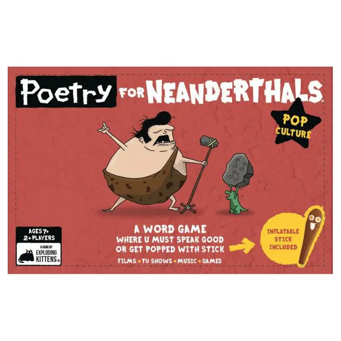 Poetry For Neanderthals: Pop Culture Edition Card Game 1