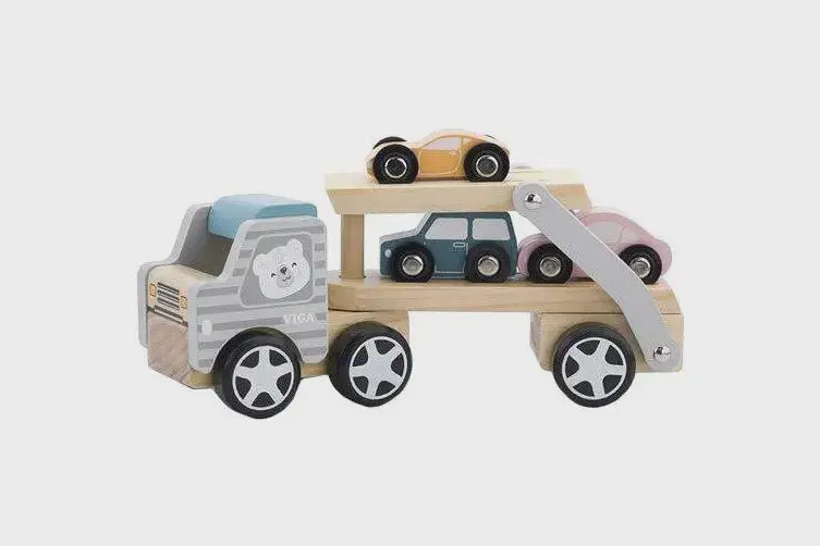 Polar Bear Car Carrier Transport Toy 1