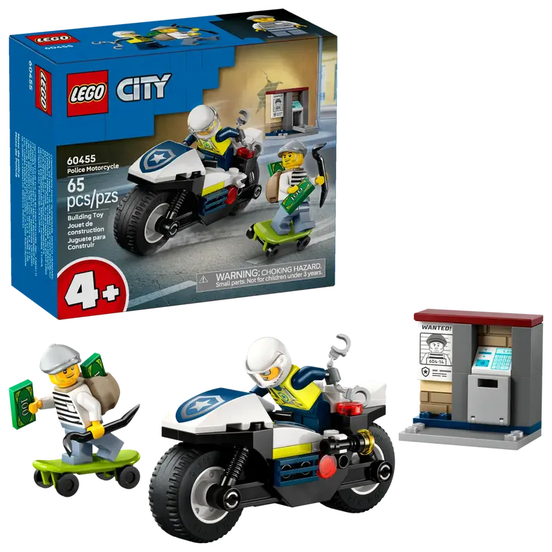 Police Motorcycle Chase Scene – Lego 60455 1