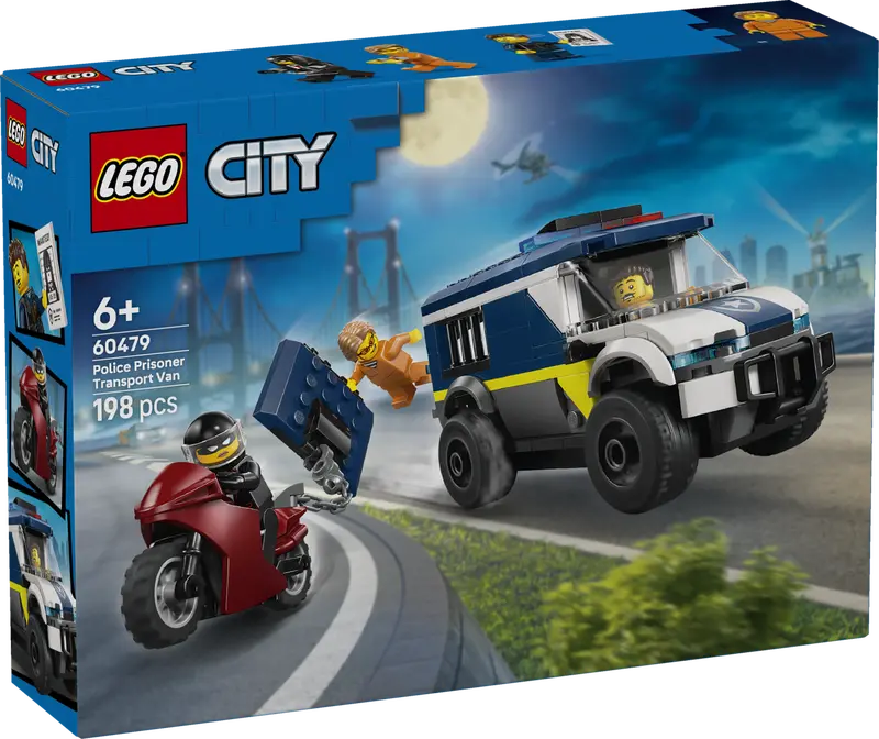 Police Prisoner Transport Van Lego City Law Enforcement Vehicle 1