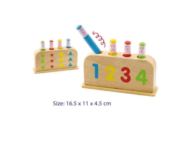 Pop-Up Shape & Face Learning Toy For Toddlers 1