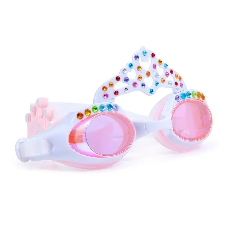 Princess Crown Swim Goggles In Daisy White 1