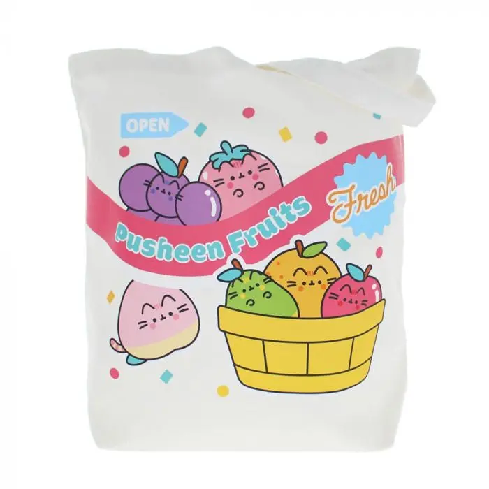 Pusheen Fruits Canvas Tote Bag 1