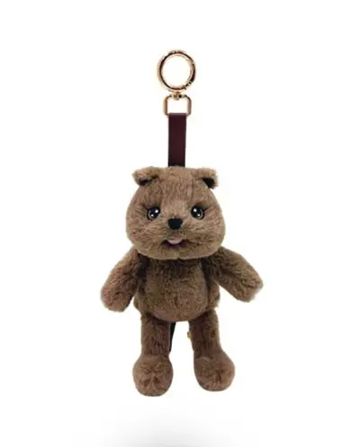 Quokka Bag Charm – Sustainable Plush Accessory 1