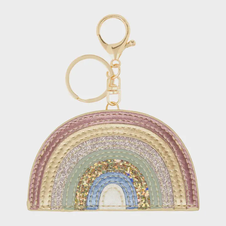 Rainbow Keyring – Vibrant Silicone Or Fabric Keychain 1
