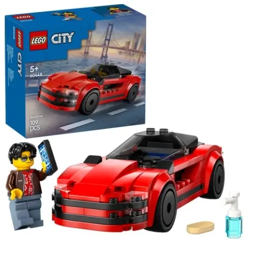 Red Sports Car Building Kit – Lego 60448 1