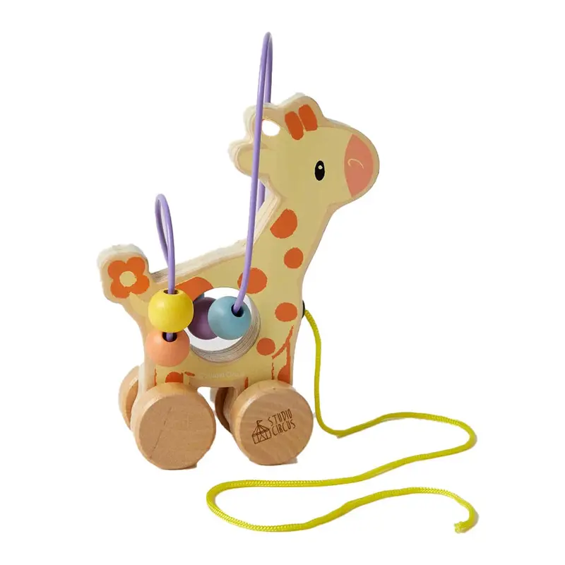 Rolling Bead Coaster: Wooden Sensory Toy For Toddlers 1