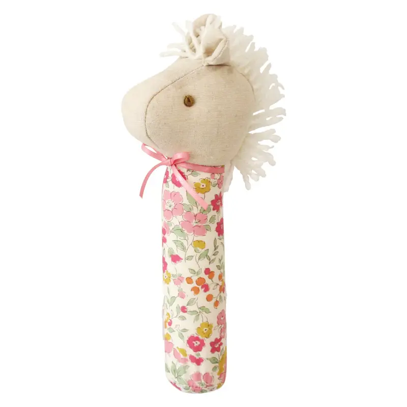 Rose Garden Horse Squeaky Toy For Kids 1