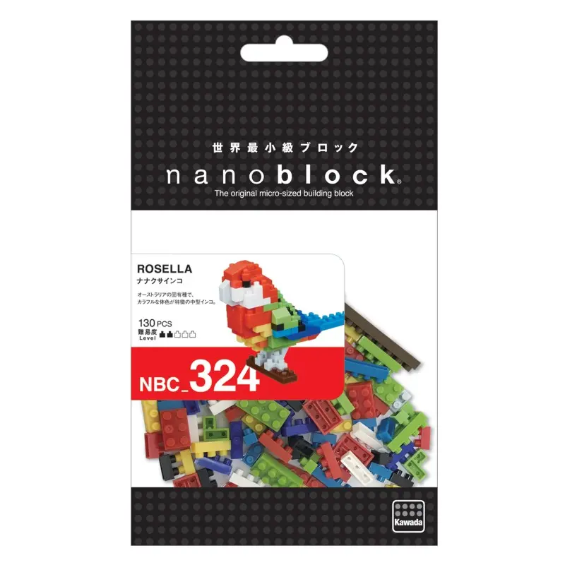 Rosella Nanoblock Avian Miniature Kit 1