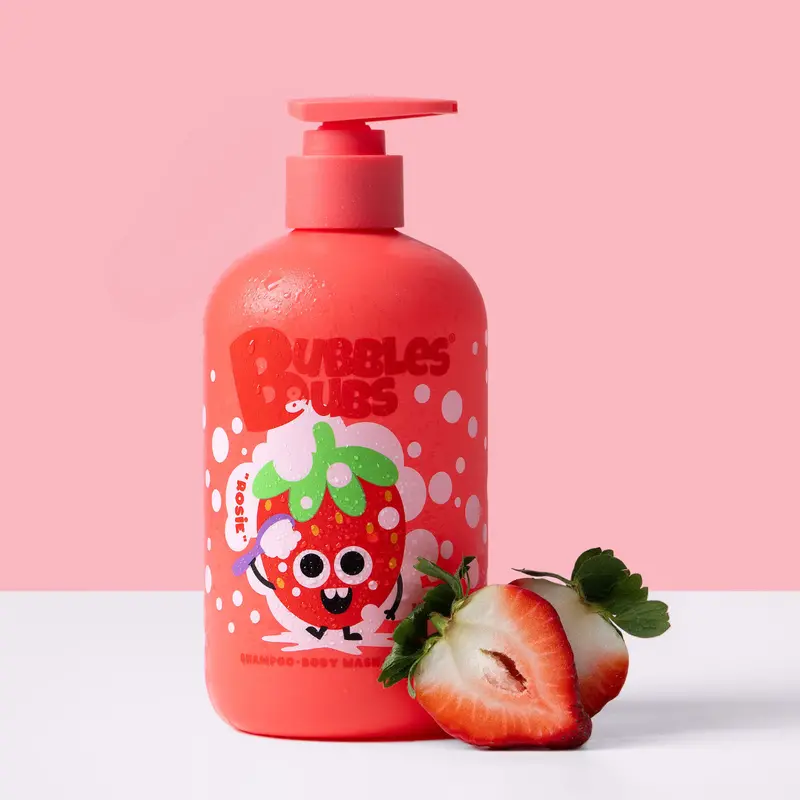 Rosie The Strawberry Shampoo & Body Wash – 500Ml Fragrance-Free Care 1