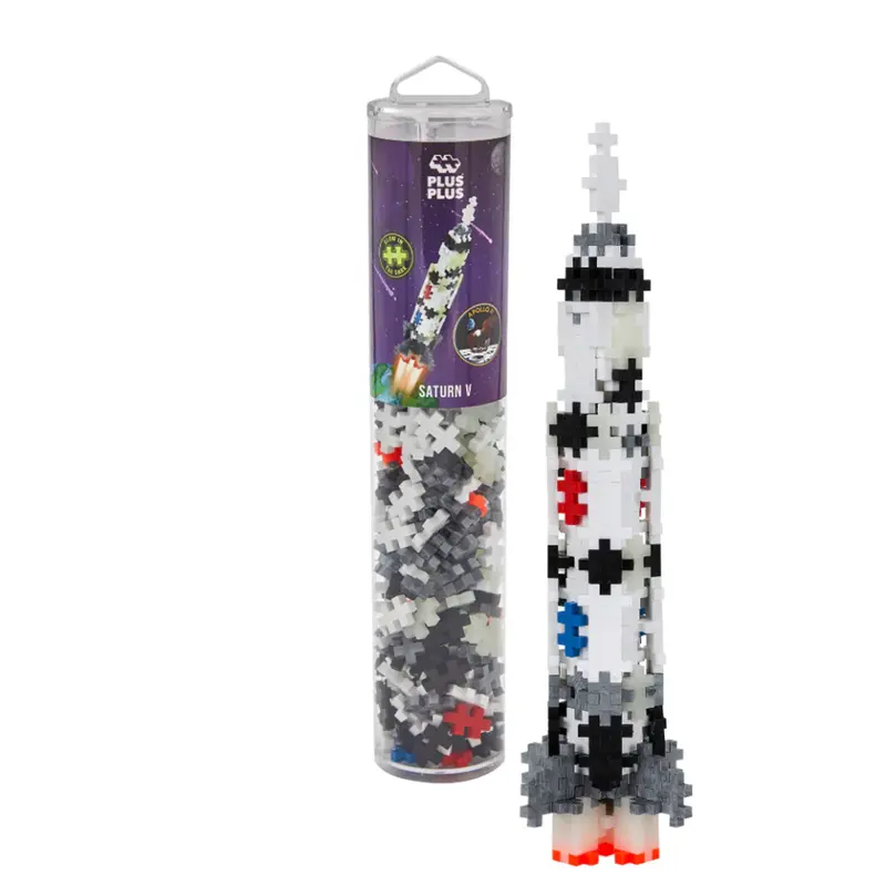 Saturn V Rocket Building Kit – 240-Piece Stem Set 1