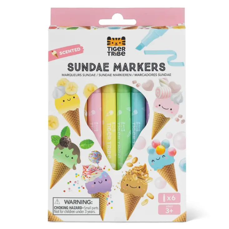Scented Ice Cream Sundae Markers 1