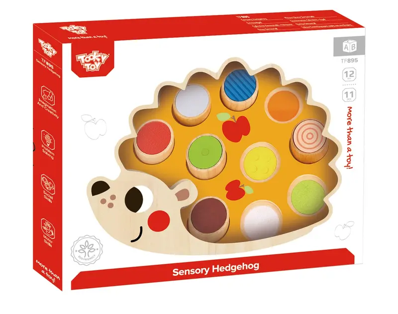 Sensory Hedgehog Toy – Tactile Exploration Aid 1