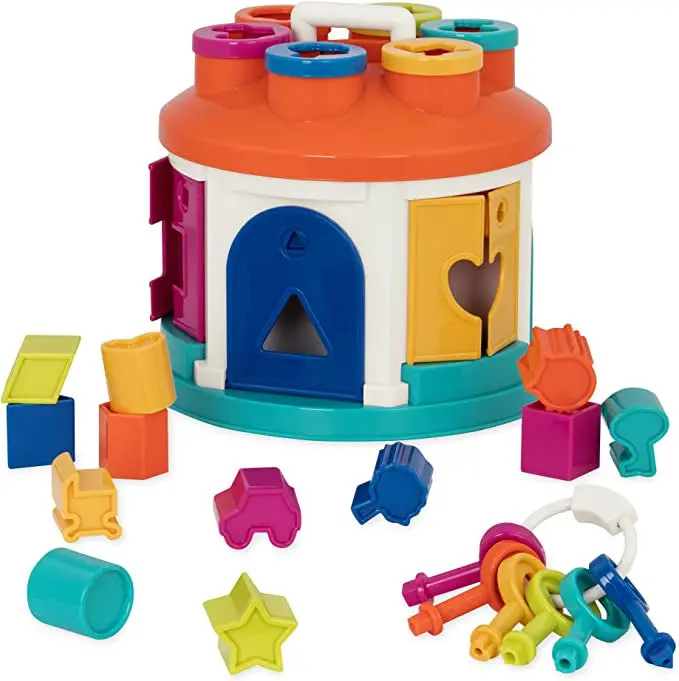 Shape Sorter House – Interactive Learning Playhouse 1