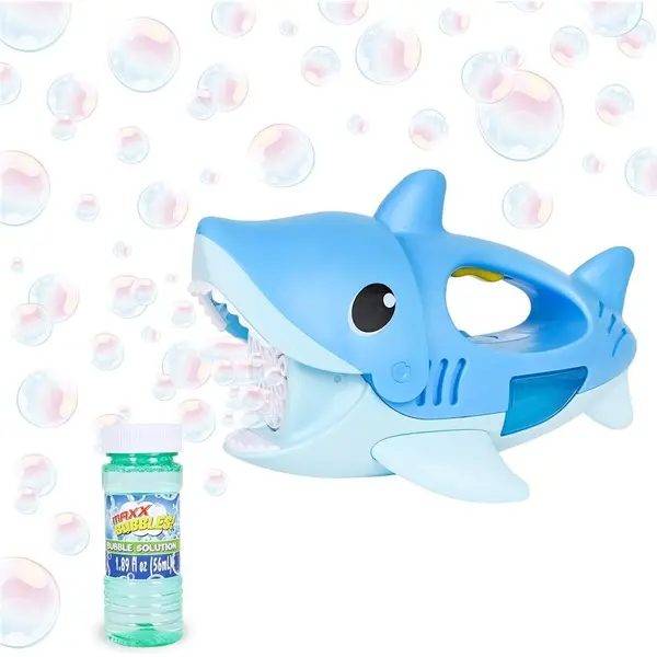 Shark-Shaped Bubble Blower With Led Lights And Sounds 1