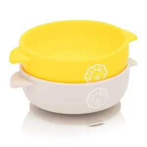 Silistay Suction Bowl Set For Toddlers 1