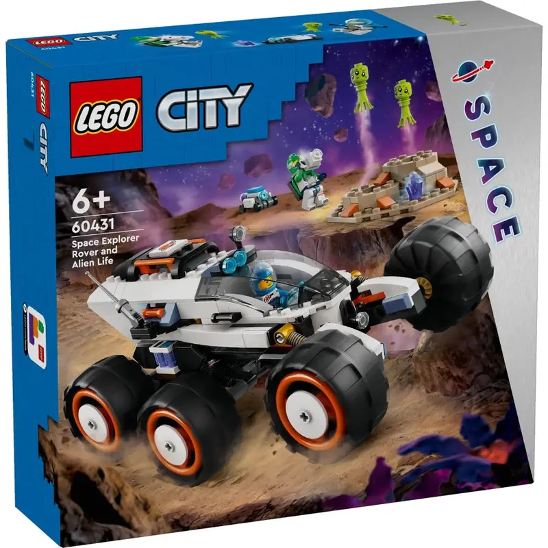Space Explorer Rover & Alien Life Kit – Lego City Set 60431 1