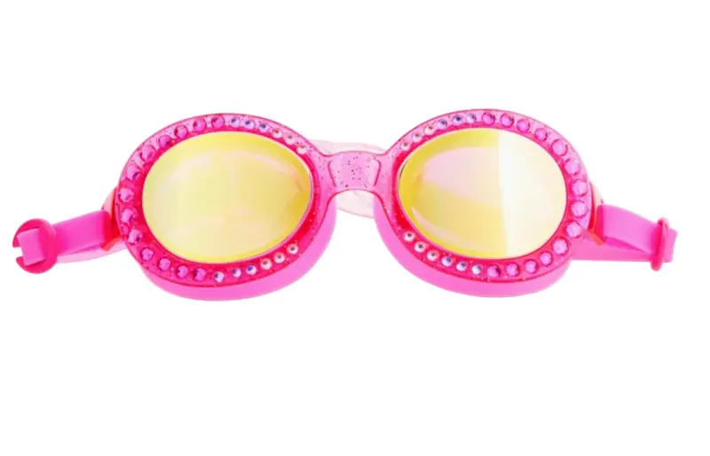 Sparkle Swim Goggles In Vibrant Pink Passion 1