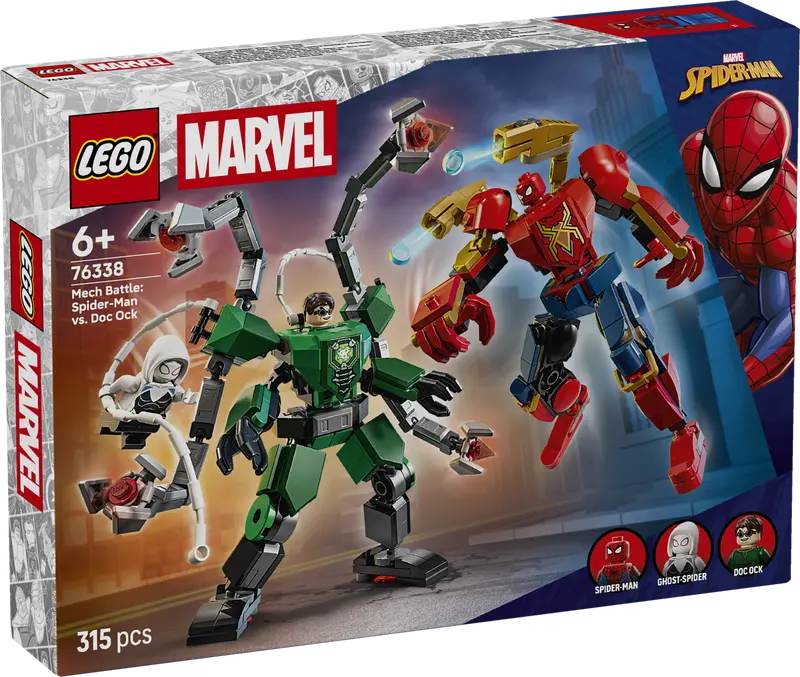 Spider-Man Vs. Doctor Octopus Mech Battle Lego Set 1