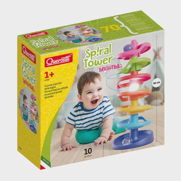 Spiral Tower With Brightball Interactive Elements 1