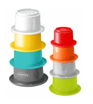 Stack & Nest Learning Cups – 8-Piece Developmental Toy Set 1