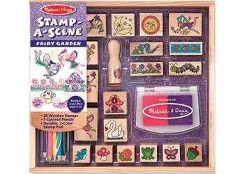 Stamp-A-Scene Fairy Garden Craft Kit 1