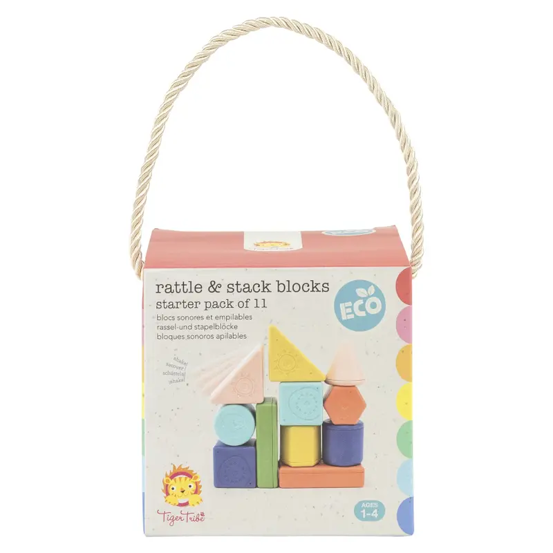 Starter 11-Piece Rattle & Stack Block Set 1