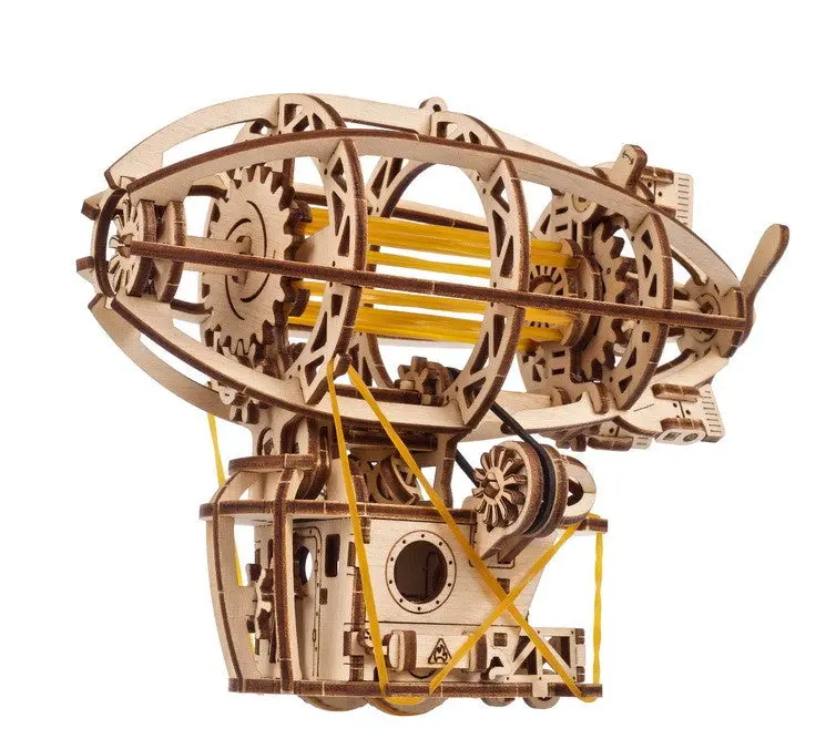 Steampunk Airship Wooden Construction Model 1