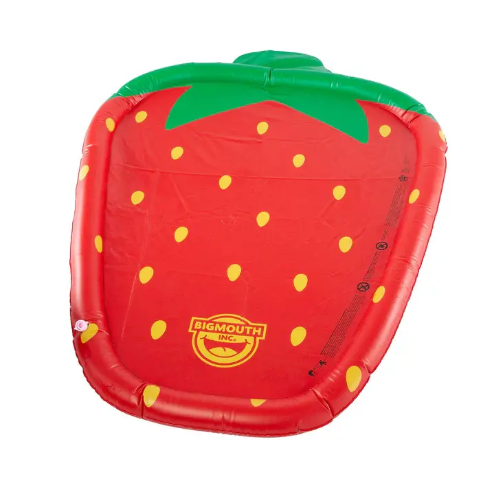 Strawberry-Shaped Interactive Water Mat 1